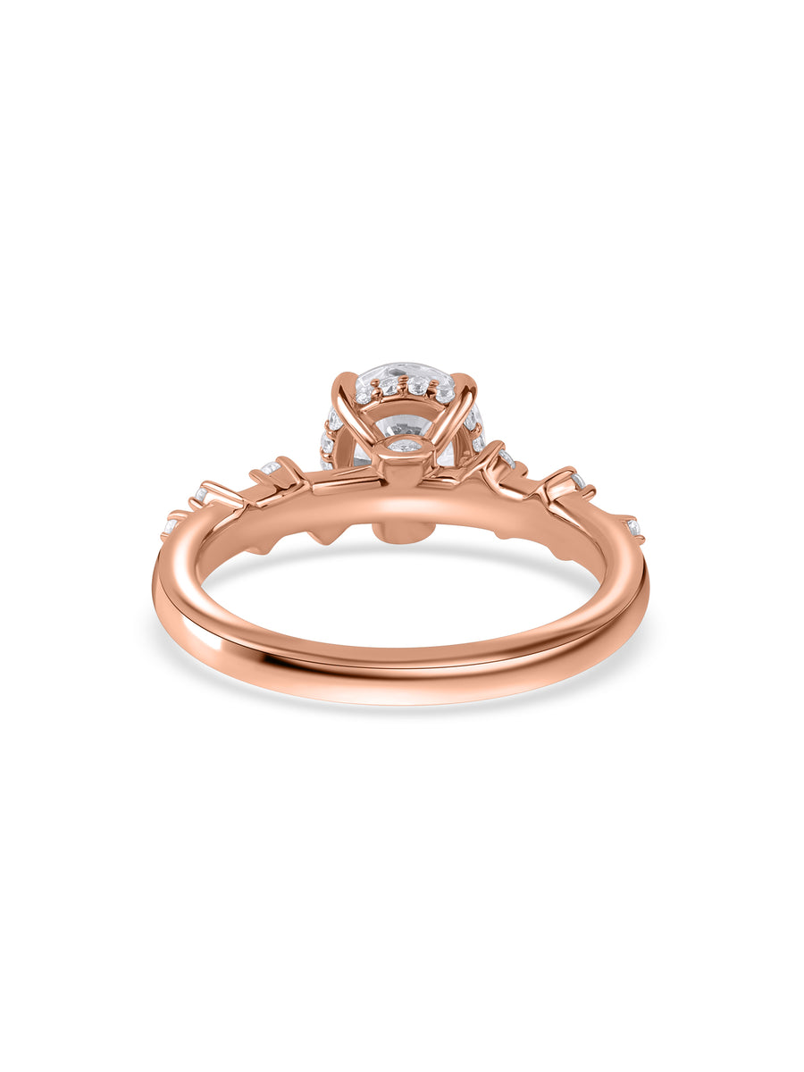 Lyra Trio Lab Grown Diamond Engagement Ring