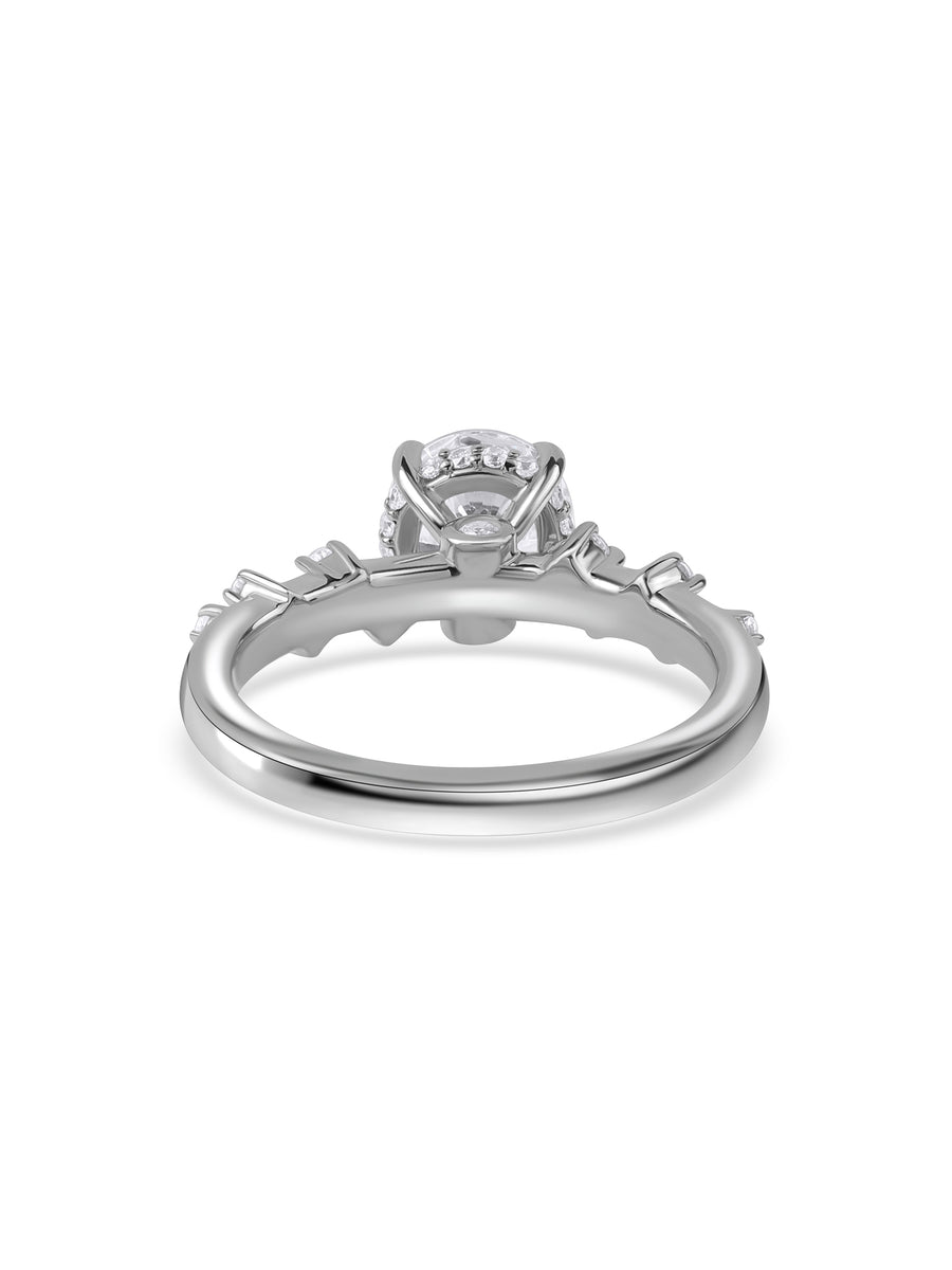 Lyra Trio Lab Grown Diamond Engagement Ring