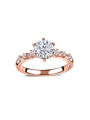 Celestia Lab Grown Diamond Starburst Engagement Ring