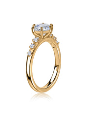 Celestia Lab Grown Diamond Starburst Engagement Ring