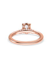 Amora Lab Grown Diamond Oval Solitaire Engagement Ring