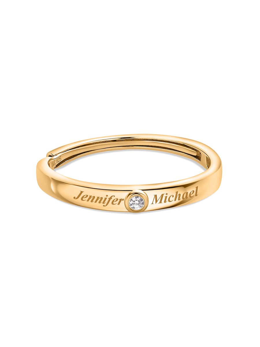 Solitaire Band Ring For Men