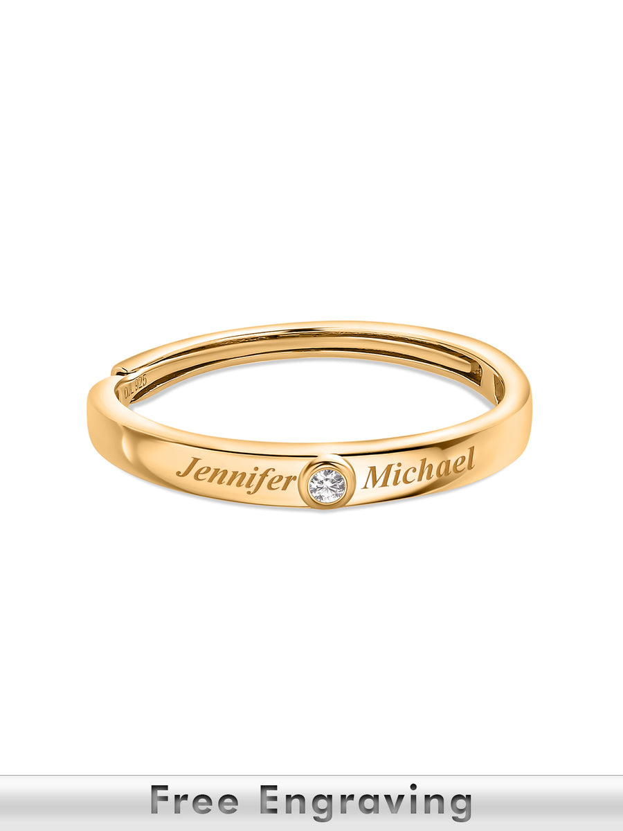 Solitaire Band Ring For Men