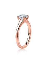 Aurora Classic Lab Grown Diamond Round Engagement Ring
