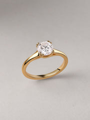 Aurora Classic Lab Grown Diamond Round Engagement Ring