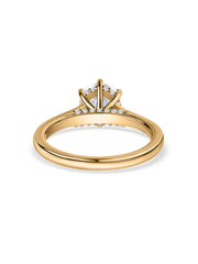 Diva Round Lab Grown Diamond Solitaire Engagement Ring