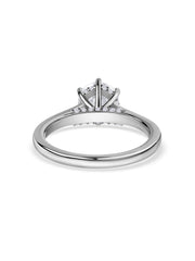 Diva Round Lab Grown Diamond Solitaire Engagement Ring