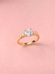 Grace Round Lab Grown Diamond Solitaire Engagement Ring