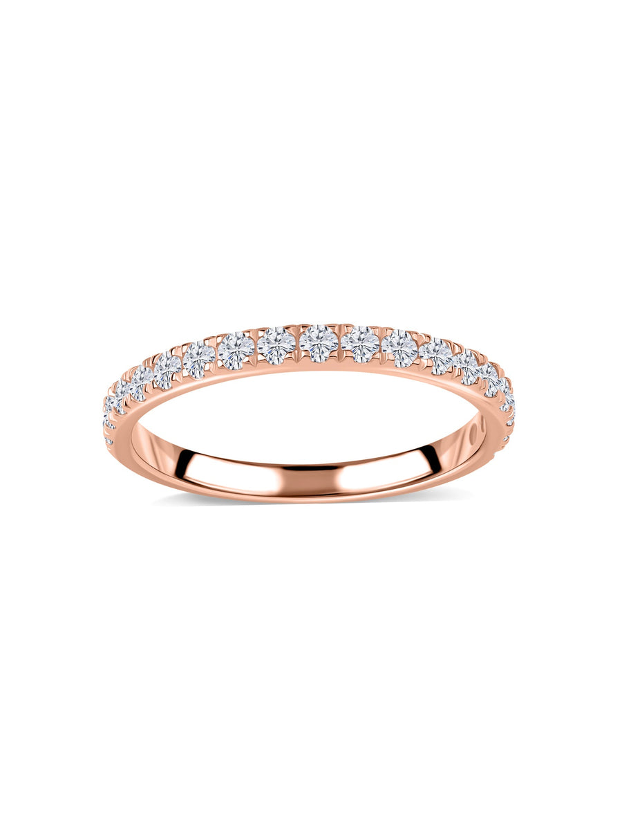 Delicate Lab Grown Diamond Band Ring