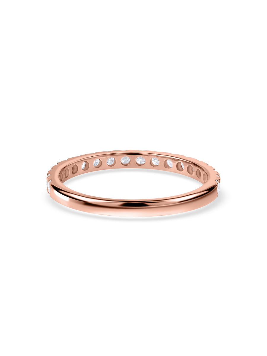 Delicate Lab Grown Diamond Band Ring
