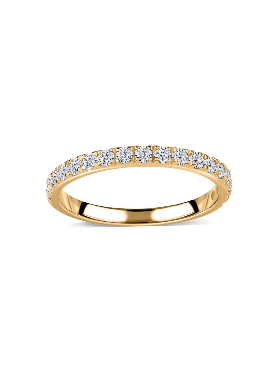 Delicate Lab Grown Diamond Band Ring