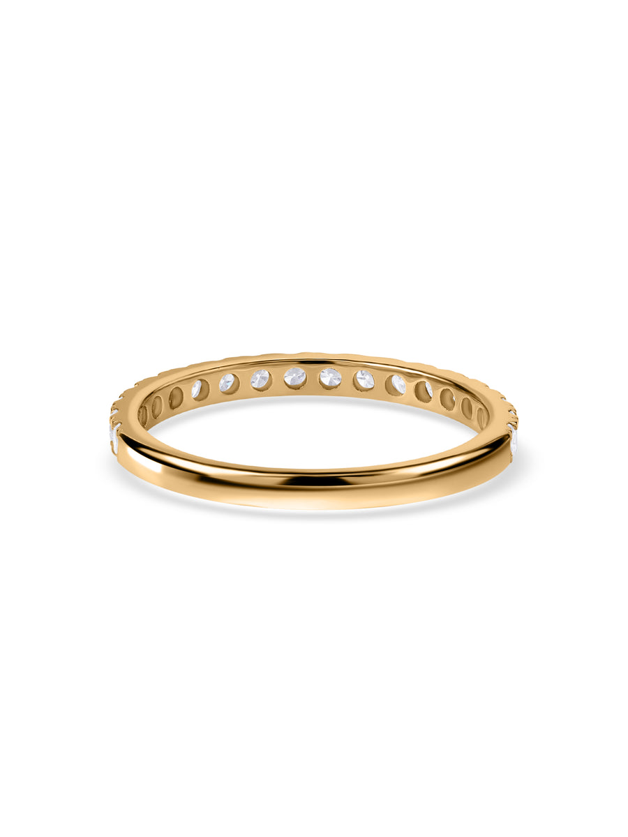 Delicate Lab Grown Diamond Band Ring
