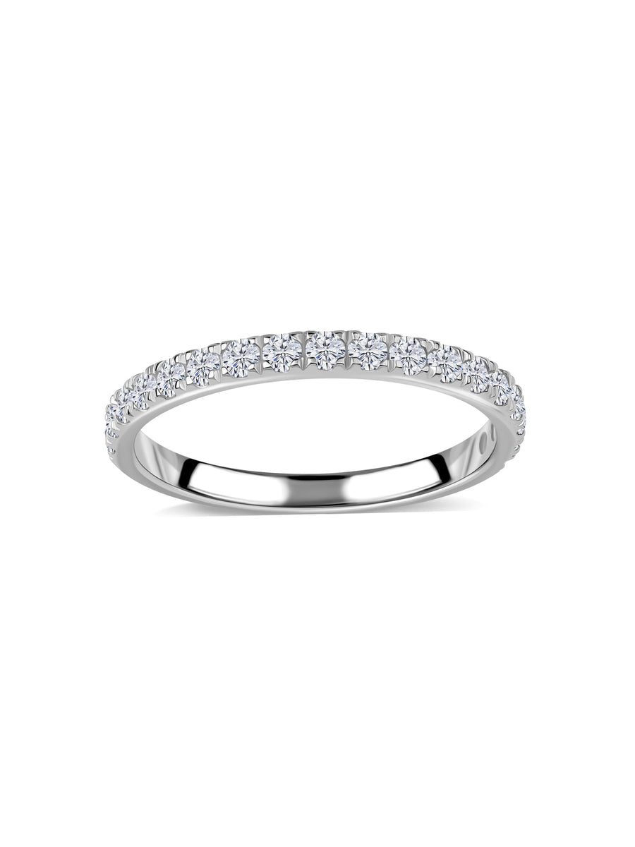 Delicate Lab Grown Diamond Band Ring