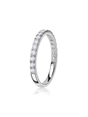 Delicate Lab Grown Diamond Band Ring