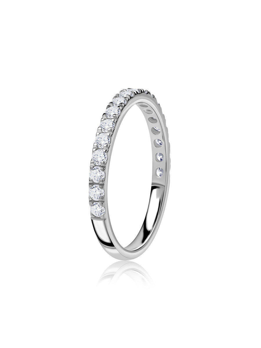 Delicate Lab Grown Diamond Band Ring