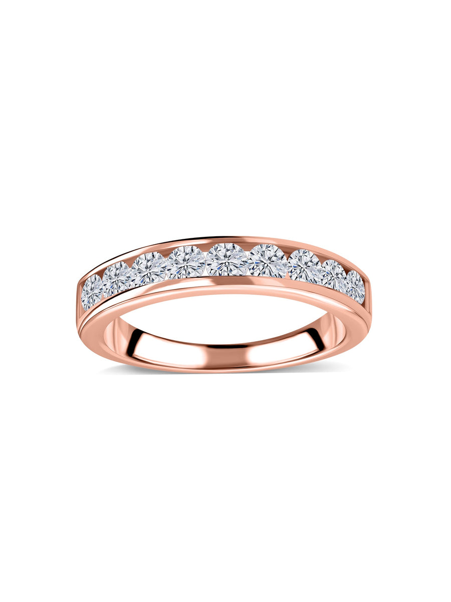 Lab Diamond Wedding Band Ring