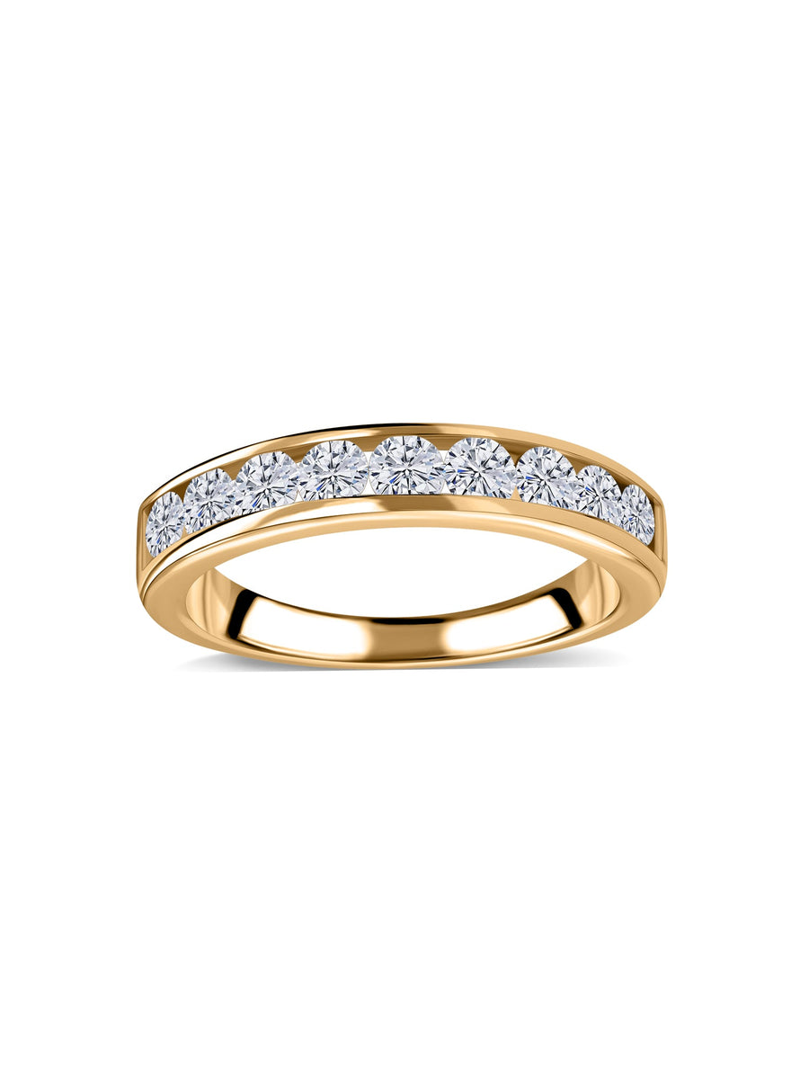 Lab Diamond Wedding Band Ring