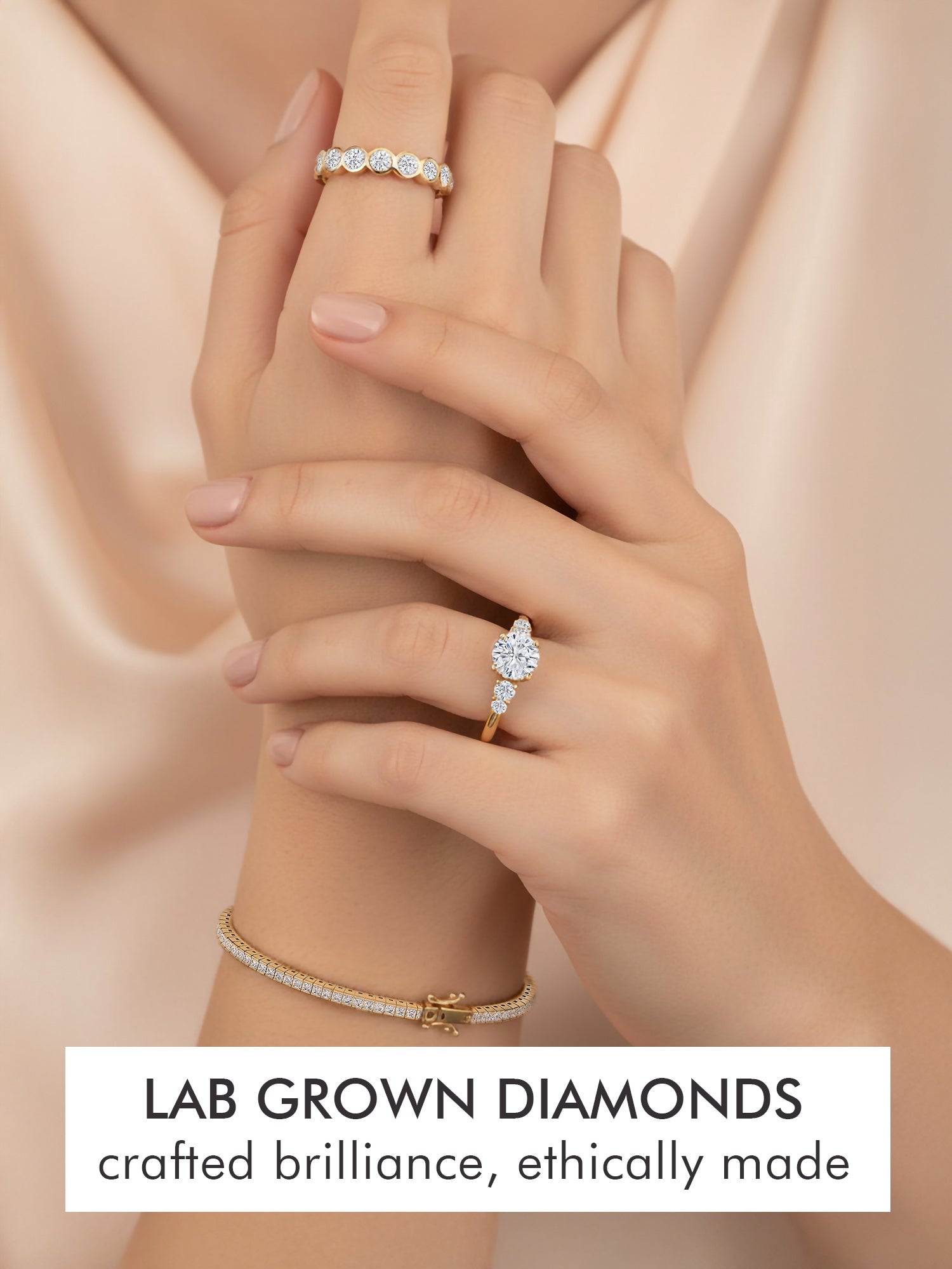 Lab grown diamond jewellery online