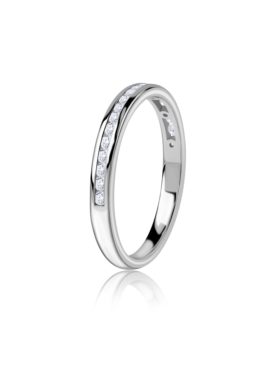 Lab Diamond Polished Band Ring