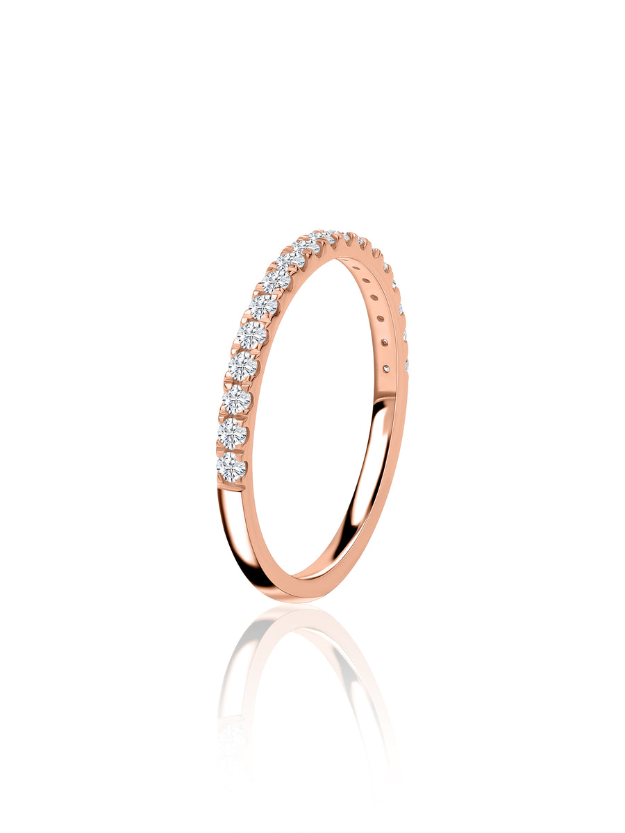 Classic Lab Diamond Engagement Band Ring