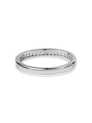 Princess-Cut Diamond Channel Set Band Ring