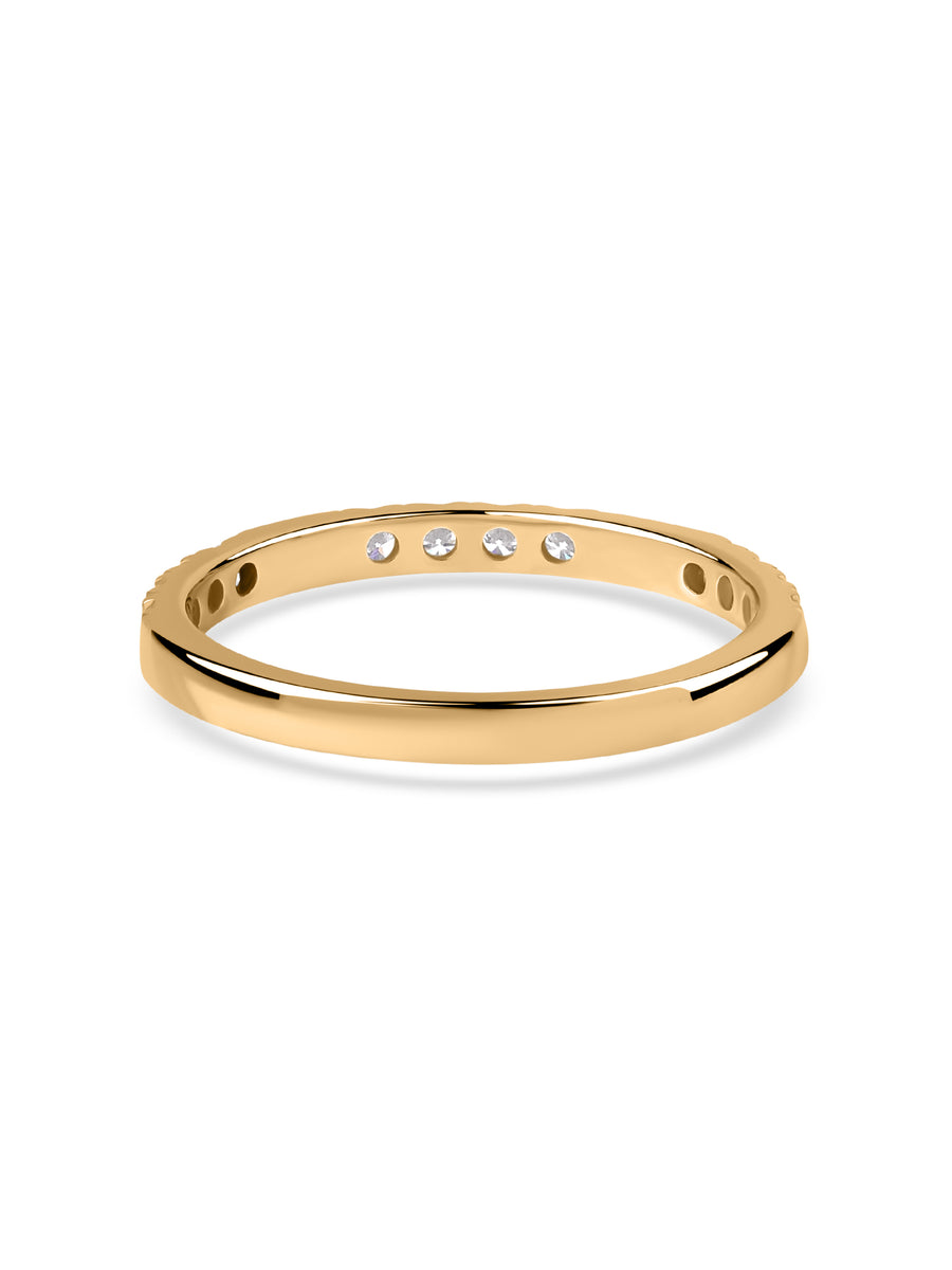 Delicate Lab Grown Diamond Promise Band Ring