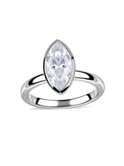 Ethereal Pear Lab Diamond Gold Ring