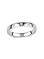 Orbit Lab Grown Diamond Accent Band Ring