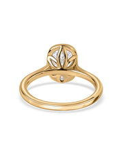 3 Carat Cushion Cut Lab Diamond Bezel Ring