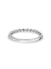 Lab Grown Diamond Half Eternity Band Ring