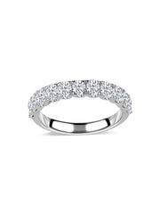 Lab Diamond Oval Wedding Band Ring