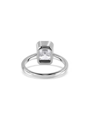 Timeless Grace Emerald-Cut Lab Grown Diamond Gold Ring