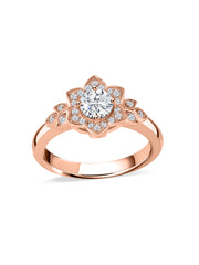Fleur Lab Diamond Cluster Ring