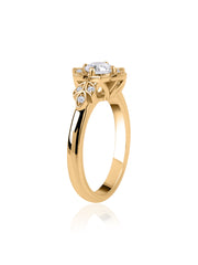 Fleur Lab Diamond Cluster Ring