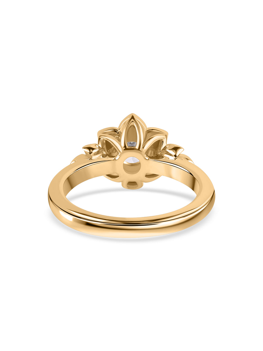 Fleur Lab Diamond Cluster Ring