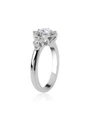 Fleur Lab Diamond Cluster Ring