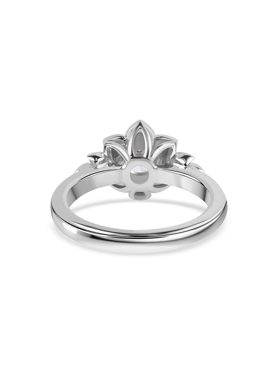 Fleur Lab Diamond Cluster Ring
