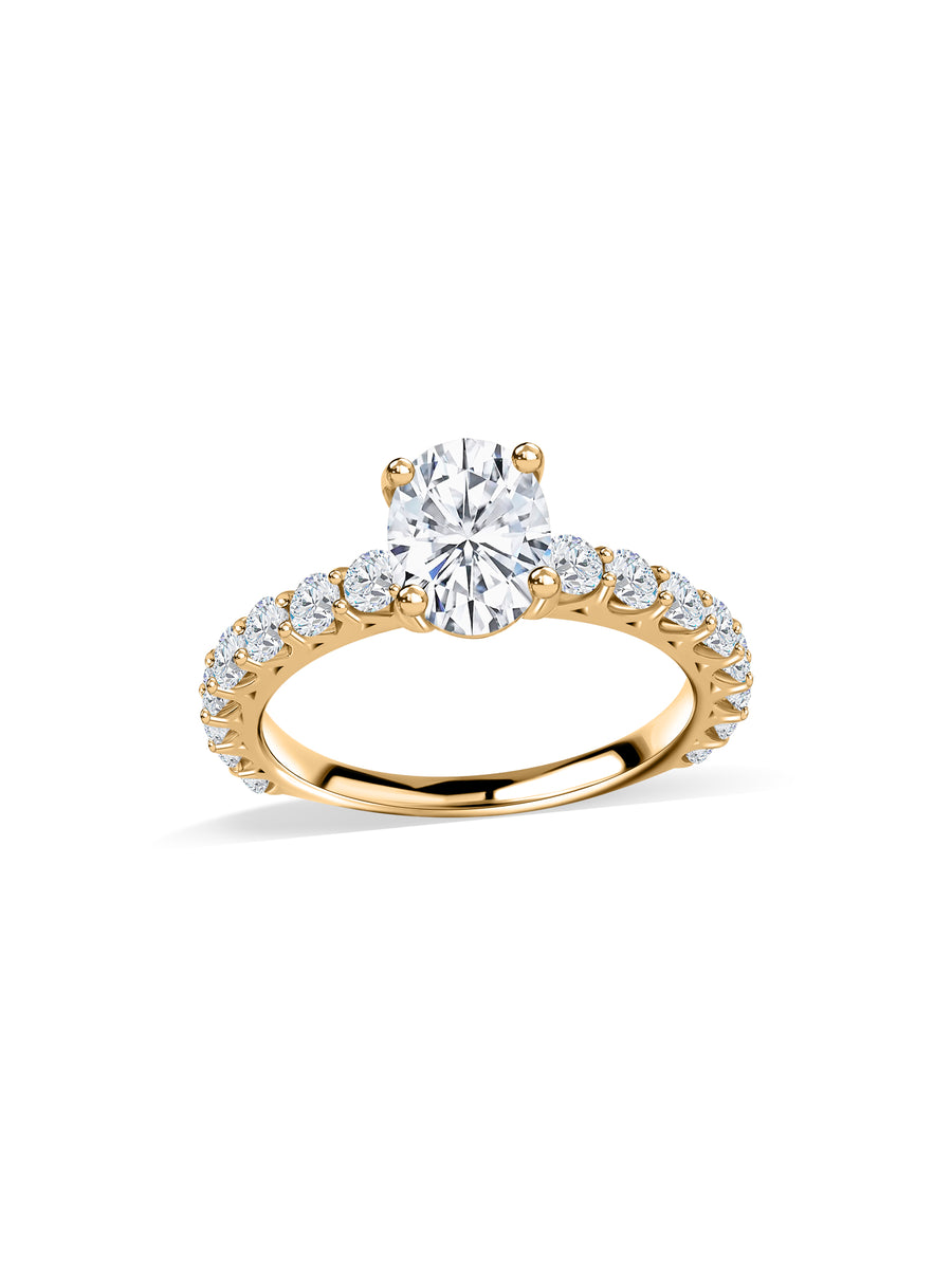 Classic Promise Lab Grown Diamond Solitaire Gold Ring