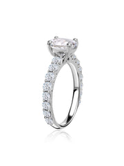 Classic Promise Lab Grown Diamond Solitaire Gold Ring