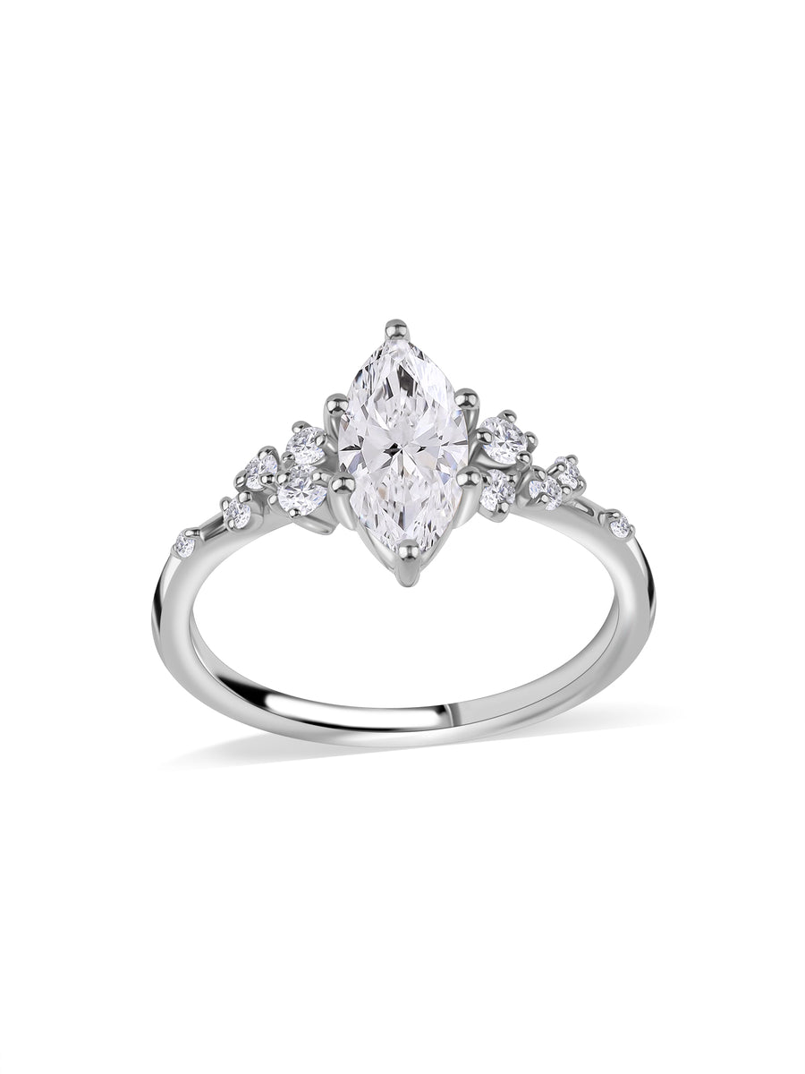 Dreamlit Marquise Lab Grown Diamond Gold Ring