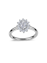 Blossom Shine Floral Lab Grown Diamond Gold Ring