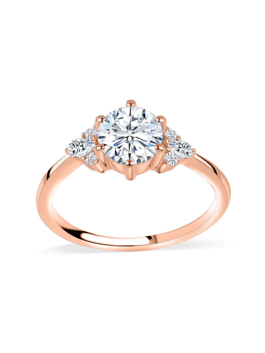 Timeless Spark Solitaire Lab Grown Diamond Gold Ring