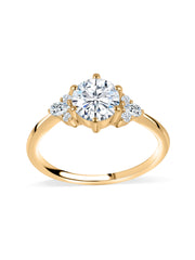 Timeless Spark Solitaire Lab Grown Diamond Gold Ring