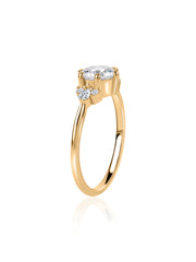 Timeless Spark Solitaire Lab Grown Diamond Gold Ring