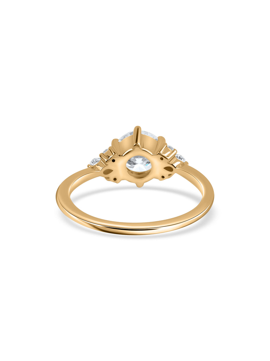 Timeless Spark Solitaire Lab Grown Diamond Gold Ring