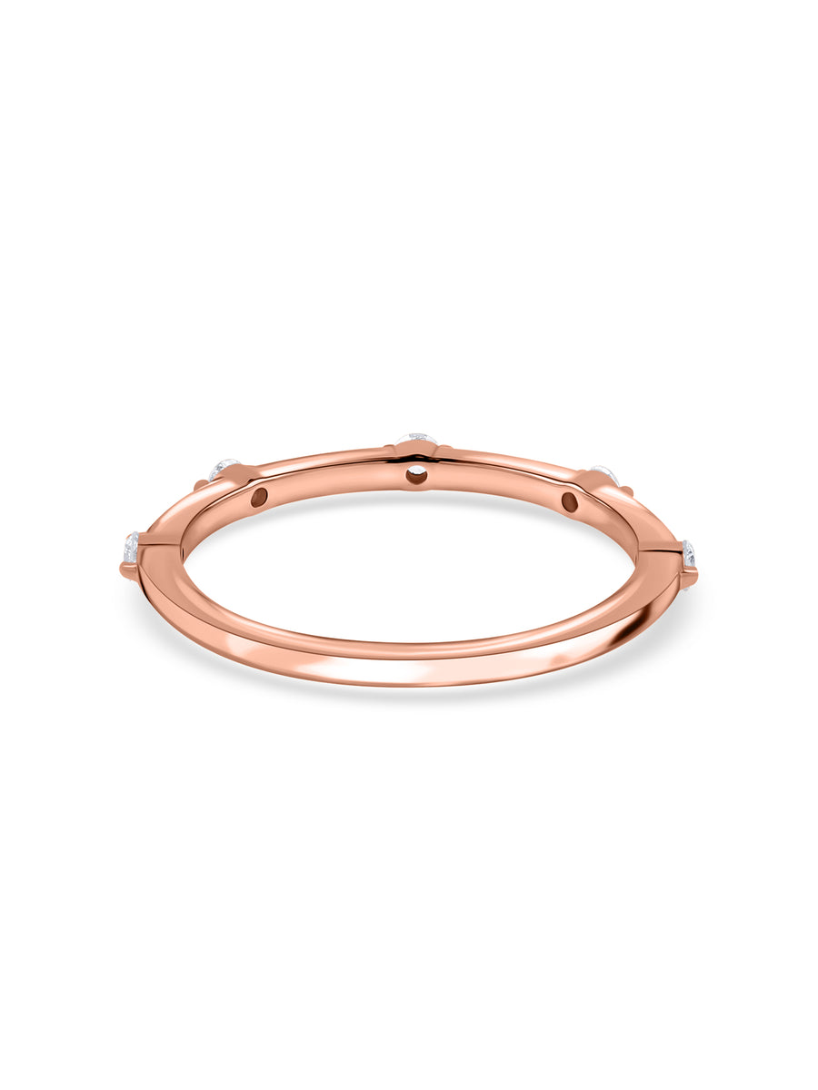 Starlit Spark Lab Grown Diamond Gold Ring