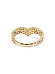 Heartshine Curve Lab Grown Diamond Gold Ring