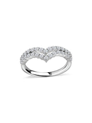 Heartshine Curve Lab Grown Diamond Gold Ring