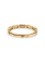 Golden Gleam Lab Grown Diamond Band Ring
