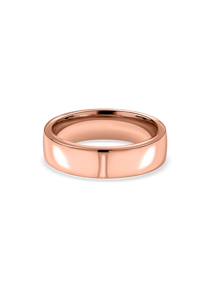 Dual Gemstone Gold Band Ring